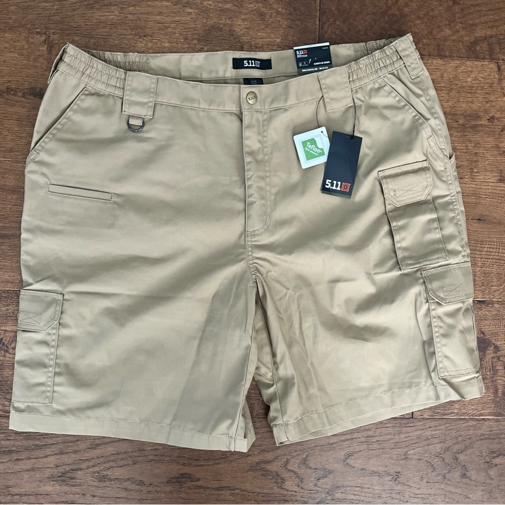 5.11 Tactical 44” Waist Taclite Shorts Khaki Tactical Teflon Coyote 120 Hiking